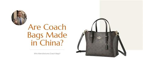 fake chinese coach baguette bags|are coach bags made in china.